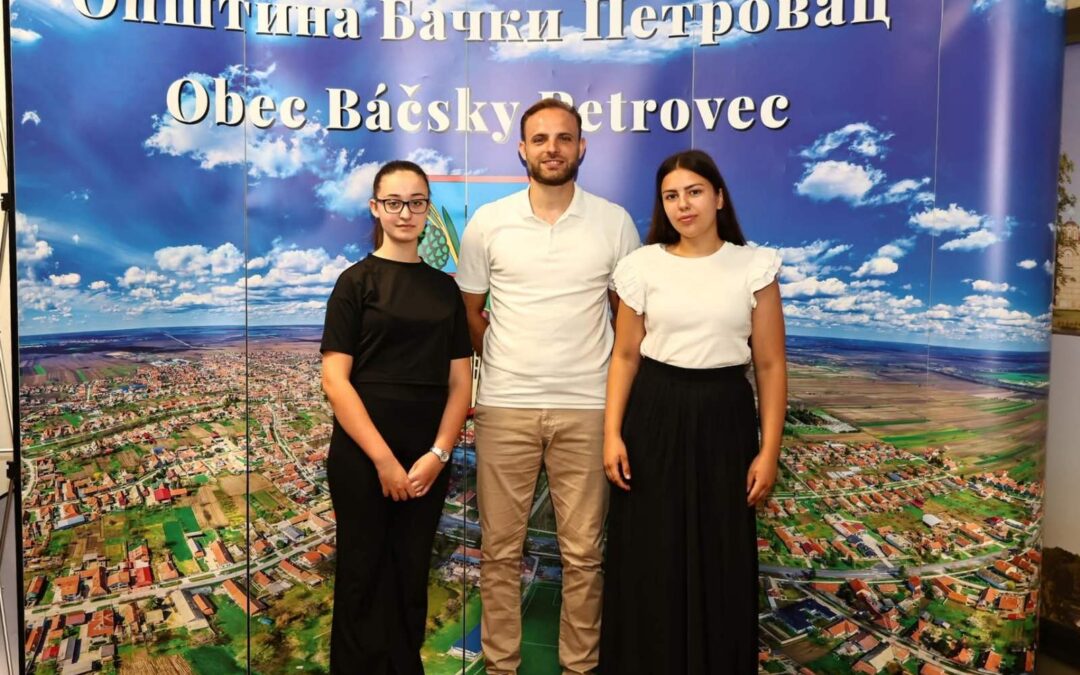 Prijatie žiakov u predsedníčky Obce Báčsky Petrovec